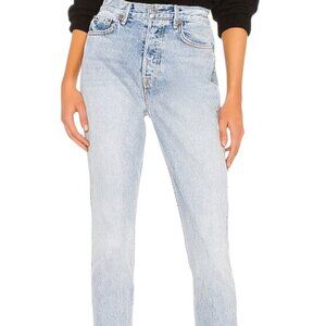 GRLFRND Super High Rise Karolina Jeans in Reach Out Wash - Size 30